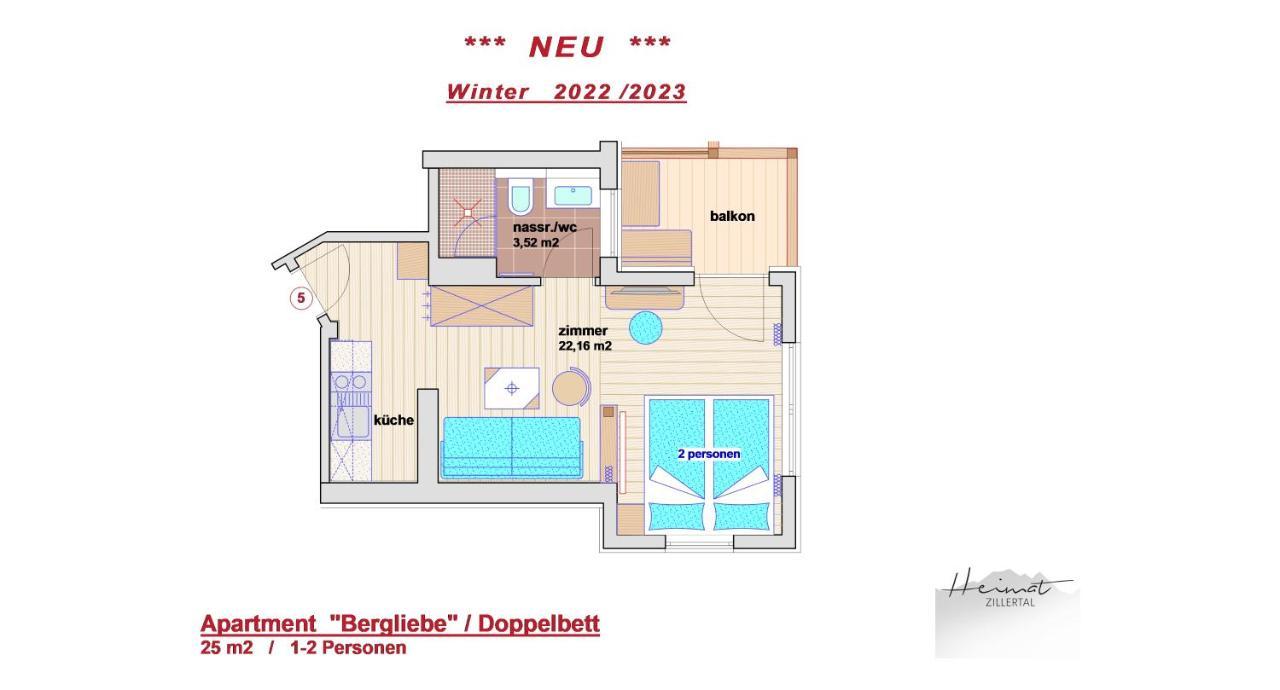 Heimat Apartments - Zillertal Gerlos Exterior foto